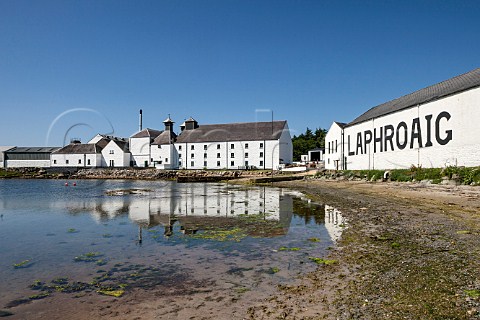 Laphroaig whisky distillery  Isle of Islay Scotland