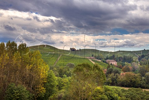 Fontanafredda winery and vineyards Serranlunga dAlba Piemonte Italy Barolo