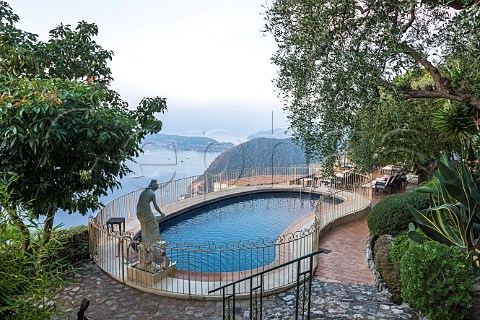 Swimming pool of the Chteau de La Chvre dOr Eze AlpesMaritimes France