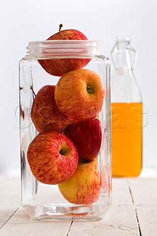 Apples and fresh apple juice
