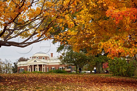 The Thomas Jefferson house at Monticello Virginia USA