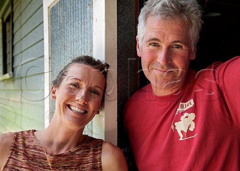 Mike and Claudia Elze Weersing of Pyramid Valley Vineyards Waikari North Canterbury New Zealand