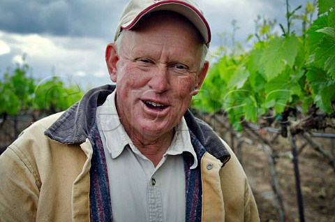 Mike Sauer owner of Red Willow Vineyard Near Toppenish Washington USA Yakima Valley AVA