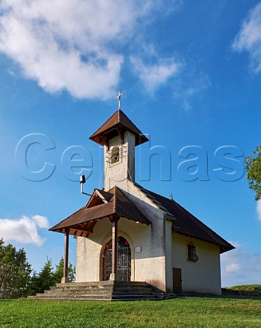 Chapelle SaintRomain on the Camino de Santiago above JongieuxleHaut Savoie France