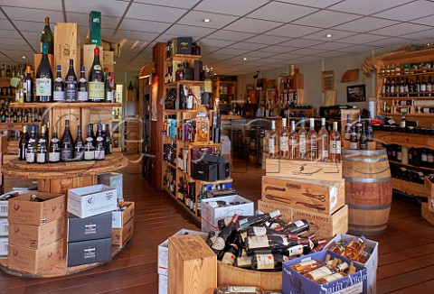 Interior of La Java des Flacons wine shop of Bruno Bozzer Annecyle Vieux HauteSavoie France