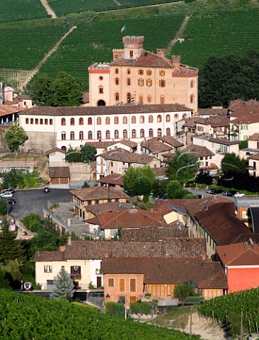 Castello di Barolo in the town of Barolo Piedmont Italy