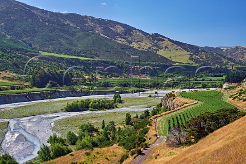 Tohu Vineyard on terrace above the Awatere River Seddon Marlborough New Zealand Awatere Valley