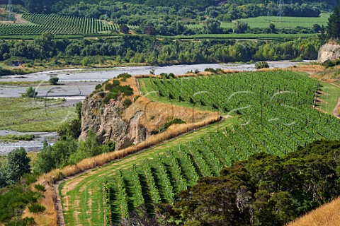 Tohu Vineyard on terrace above the Awatere River Seddon Marlborough New Zealand Awatere Valley