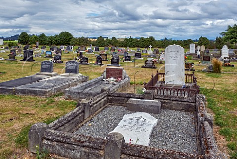 The historic Upper Wairau Cemetery dating from 1875  Renwick Marlborough New Zealand