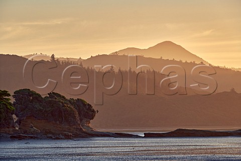 Sunset at low tide on Golden Bay Puponga Nelson Tasman New Zealand