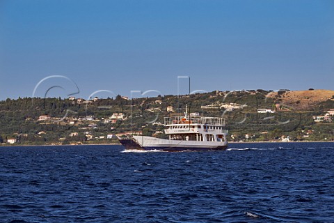 Car ferry from Lixouri to Argostoli Cephalonia Ionian Islands Greece