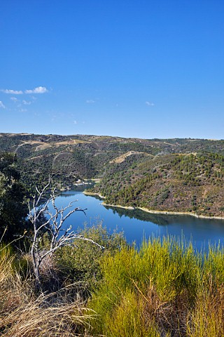 Ro Duero near Fermoselle where it is the border with Portugal Castilla y Len Spain Arribes del Duero Natural Park