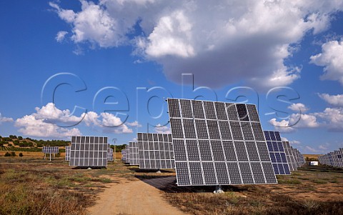 Solar farm near Toro Zamora province Castilla y Len Spain  Toro