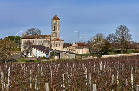 The church in village of StGeorges Gironde France StGeorgesStmilion  Bordeaux