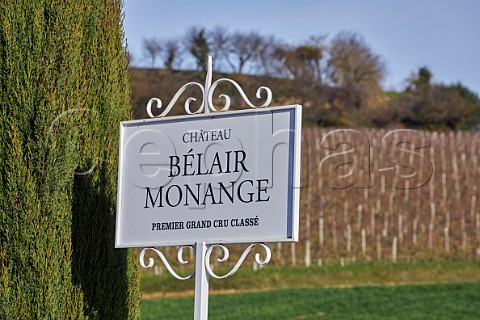 Sign of Chteau BlairMonange Stmilion Gironde France Saintmilion  Bordeaux