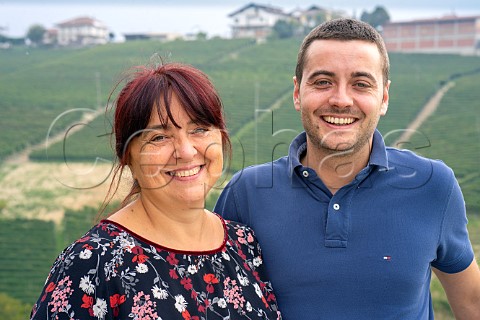 Livia and Lorenzo Fontana of Azienda Ettore Fontana Castiglione Falletto Piedmont Italy