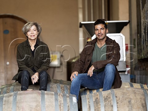 Maria Luz Marin and her son Felipe of Via Casa Marin Lo Abarca San Antonio Valley Chile