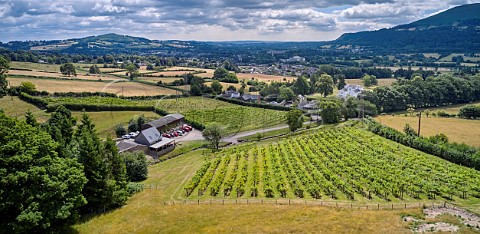 The Sugar Loaf Vineyards and caf Abergavenny Monmouthshire Wales