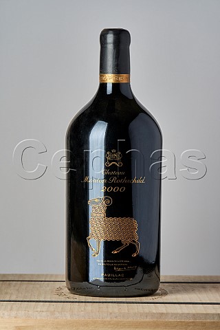 Double Magnum of 2000 Chteau MoutonRothschild Pauillac France  Mdoc  Bordeaux