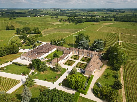 Chteau Fombrauge and its vineyards Saint Christophe des Bardes Gironde France  Saintmilion  Bordeaux