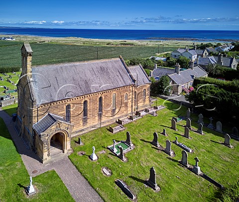 St Bartholomews Church Cresswell Northumberland UK