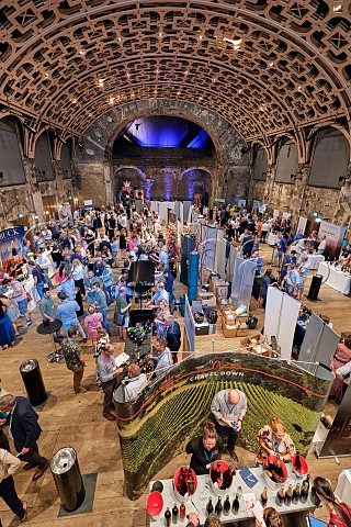 Wine GB Trade  Press Tasting 5 September 2023 in the Grand Hall of Battersea Arts Centre London UK