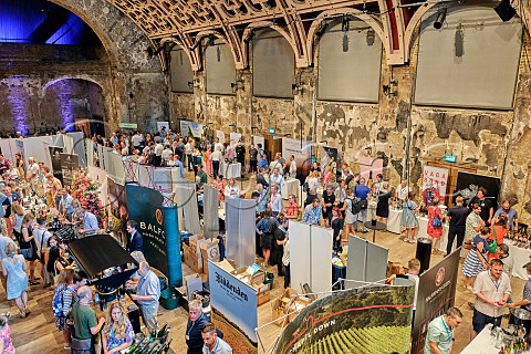 Wine GB Trade  Press Tasting 5 September 2023 in the Grand Hall of Battersea Arts Centre London UK