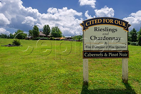 Visitor Centre of Rooster Hill Vineyards Penn Yan New York USA Finger Lakes
