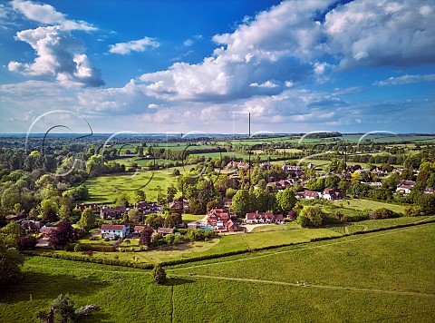Goodworth Clatford village near Andover Hampshire England