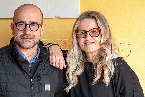 Marina Cvetic and her winemaker Attilio Alfino Masciarelli San Martino sulla Marrucina Abruzzo Italy